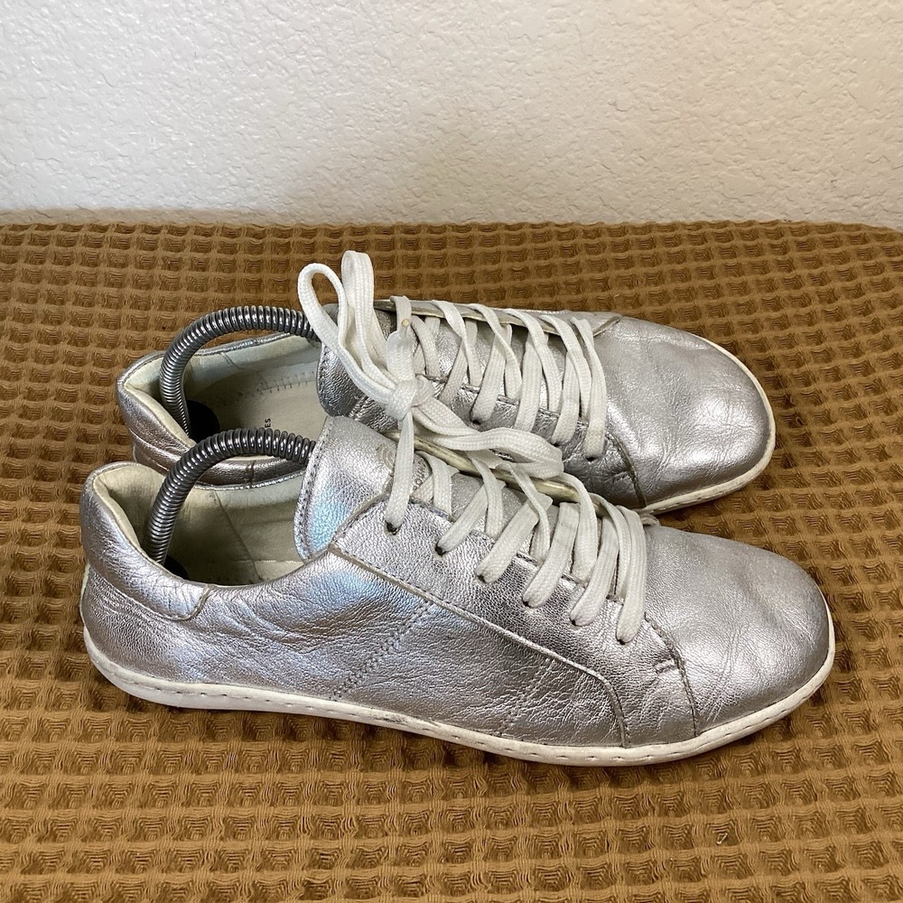 GROUNDIES URBAN BAREFOOTWEAR Womens US 9 EU 40 Shoes Silver Minimalist Sneakers